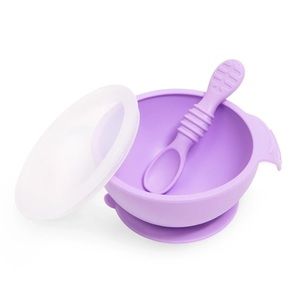 Lavender Bumkins First Feeding Silicon Set